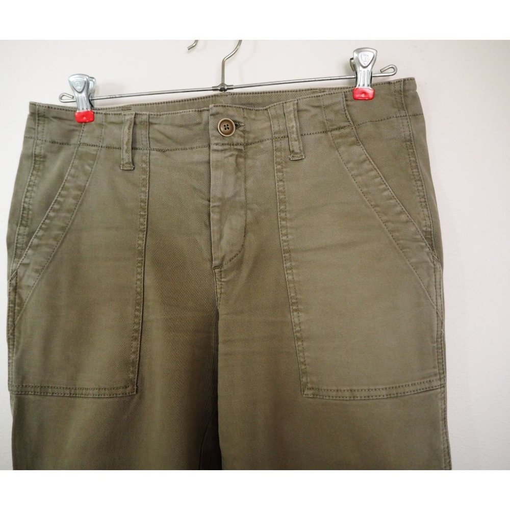 Level 99 Aiden Patch Pocket Utility Pant Army Gre… - image 2